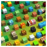 SSAWER Magnetic Blocks Toys for Kids, 100 PCS Building Blocks Cubes, Stacking Magnetic Tiles Toys for Kids Toddlers Boys Girls Ages 3 4 5 6 7 8-12 Birthday Gifts Party Supplies (Underworld)