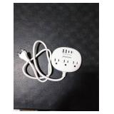 European Travel Plug Adapter with USB C, Multi Country Outlet Adapter with 3 AC Outlets and 4 USB Ports, Type C Plug Adapter for US to Most of Europe Iceland Spain Italy France Germany etc