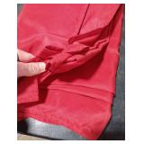 Romanstile Christmas Rectangle Tablecloth - Waterproof and Wrinkle Resistant Washable Polyester Table Cloth for Kitchen Dining/Party/Wedding Indoor and Outdoor Use (52 x 70 inch, Red)