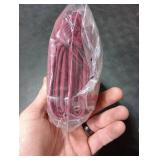 The Holy South - Fringed Reversible Fingertip Hand Towel (Size 11 W x 18 L) Terry Cotton Washcloth Set for Face and Bathroom use. (3, Maroon)