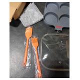 Ywmoml 4 Cup Nonstick Egg Pan Set with Lid Aluminum Omelet Skillet for Breakfast, Includes Silicone Scraper, Oil Brush, Chopsticks & Cleaning Cloth Compatible with Gas & Induction Cooktops NO 