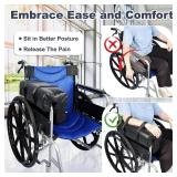 Ablefector Wheelchair Armrest Pads Lateral Support, Arm Trough & Cushion for Hemiplegia, Supports & Guards for Improved Comfort & Stability, Wheelchair Accessories for Seniors Adults (Long)