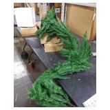 Hananona 2 Pcs 6 Ft Artificial Norfolk Pine Garlands, Real Touch Winter Pine Garland, Green Artificial Greenery Garland for Table, Mantle, Wall, Indoor, Outdoor Christmas Decorations (2, 6 FT)