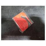 CALPALMY 4-Pack Heavy-Duty Dust Protector Zipper (Red) - Self-Adhesive Instant Door Zipper - 7 Ft Length x 3 Width - Includes 4 Zippers and Plastic Sheeting Cutter Accessories