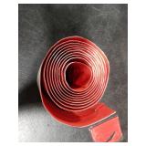 CALPALMY 4-Pack Heavy-Duty Dust Protector Zipper (Red) - Self-Adhesive Instant Door Zipper - 7 Ft Length x 3 Width - Includes 4 Zippers and Plastic Sheeting Cutter Accessories