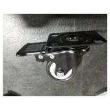 MSH&HCE 2 Inch Heavy Duty Locking Caster Wheels with Brake - 360° Swivel, 600lb Capacity - Quiet Casters for Furniture, Tables, Workbenches- Includes Screws, washers & Screwdriver(Set of 4)