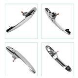 Exterior Front Left Door Handle Driver Side Fit for 2005 2006 2007 2008 2009 2010 2011 2012 Chevy Impala Cobalt Buick Lucerne Lacrosse Allure Pontiac G5 Solstice Saturn Sky