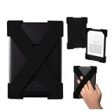 Strapsicle Silicone Hand Strap Kindle & Paperwhite (6) Gen 7-10, 6 Kobos Medium 2-Pack Black Comfy Alternative to Case or Cover