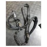 SlowTon No Pull Dog Harness - Heavy Duty Dog Harness and Leash Set for Medium Large Dogs, Reflective Tactical Harness with Soft Padded and Front Clip for Easy Walk and Training (Black L)