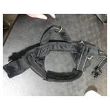 SlowTon No Pull Dog Harness - Heavy Duty Dog Harness and Leash Set for Medium Large Dogs, Reflective Tactical Harness with Soft Padded and Front Clip for Easy Walk and Training (Black L)