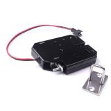 ATOPLEE Electronic Lock, 1pcs DC 12V 2A Carbon Steel Solenoid Cabinet Spring Lock for Drawer Locker (73X58X13mm)