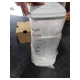 Melovom Pop Food Storage Containers Set Airtight Food Storage Containers with Pop Lids, Kitchen Pantry Organization and Storage, BPA Free, 2 x 2.8Qt