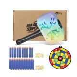 Coophit Thors Dart-Blasting Hammer Toys Gun with Lights -Toys for 5 6 7 8 9+ Year Old Boys,Kids Roleplay Toy Thunder Mjolnir with 30 Darts