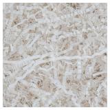 Caleihd Crinkle Cut Paper Shred Packing Grass Cushion Paper Streamer for Christmas Wedding Birthday Bridesmaid Engagement Craft Gift Boxes Bags Basket Filler Decoration 4.5oz White