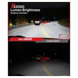 Torchbeam D2S D2R HID Bulbs, 30000LM 6000K Cool White 45W Xenon Bulbs, 85122 66240 66040 66240CBI Bulbs for HID Assembly Bulb, Pack of 2