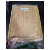 Homaxy Bamboo Cutting Boards for Kitchen, 12x9 Wood Small Cutting Board with Juice Groove, Mini Wooden Butcher Block Chopping Board for Kitchen, Meat, Cheese, Fruit & Vegetables - Pre Oiled