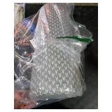 5 STARS UNITED Knee Pillow for Back Sleeping Memory Foam Cushion for Sciatica Pain Relief Under Leg Support for Sleeping on Back Half Moon Bolster for Bed, Gray