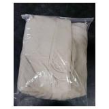 H.VERSAILTEX Armless Accent Chair Covers Thick Velvet Armless Chair Slipcovers High Stretch Chair Covers for Living Room Hotel Machine Washable Furniture Protector with Elastic Bottom, Ivory