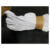 Velice Unisex Little Kids Youth Boys Girls Socks Soft Cotton Dress School Uniform Seamless Black White Crew Sock 10 Pairs(Black/White,9-12 Years)