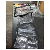 Lifewit 4 Pack Clear Clothes Storage Bags, 11 Inch Clear Cube Storage Bins, 18L Vinyl Foldable Moving Bags with Zipper, Storage Container for Sweater Sheets Yarns