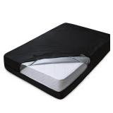 Mattress Bags for Moving and Storage Twin Size, Waterproof Mattress Protector Mattress Cover with Heavy Duty Handles, Strong Zipper, Reusable Thick Moving Supplies & Moving Bags, Black