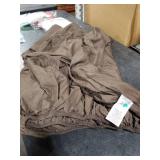 Amazon Basics Lightweight Super Soft Easy Care Wrinkle Free Microfiber 2 Piece Bed Sheet Set with 14-Inch Deep Pockets, Twin, Chocolate, Solid, Kids, Men & Women Bedding