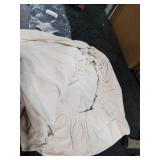 H.VERSAILTEX Armless Accent Chair Covers Thick Velvet Armless Chair Slipcovers High Stretch Chair Covers for Living Room Hotel Machine Washable Furniture Protector with Elastic Bottom, Ivory