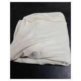 H.VERSAILTEX Armless Accent Chair Covers Thick Velvet Armless Chair Slipcovers High Stretch Chair Covers for Living Room Hotel Machine Washable Furniture Protector with Elastic Bottom, Ivory