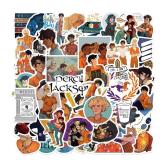 50 Percy Jackson Stickers Pack, Movie Theme Anime Cartoon Waterproof Vinyl Stickers for Water Bottle, Car Bumper, Luggage & More, Cute Graffiti Decals for Teens, Girls, Boys & Adults