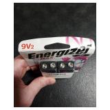 Energizer MAX 9V Batteries - 2 Pack