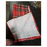 BETGINY Christmas Tablecloth 60x60 Inch Square Red Green Buffalo Plaid Tablecloth Dust-Proof Wrinkle Resistant Rustic Christmas Table Cloth for Holiday Party Dining