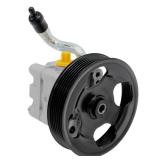 HTRUIKEI Power Steering Pump Assembly with Pulley | Compatible with 2009-2017 Nissan 370Z 3.7L & Infiniti G37 Q50 Q60 QX70 | Replaces OE Part # 21-394, 32100-JK00A, 32100-JK00B