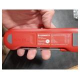 0.5 Sec Instant Read Meat Thermometer Digital with 0.5 Precision, Food Thermometer for Cooking Kitchen Gadgets, Oven Grill Candy BBQ Essentials Accessories, Gifts for Him Dad Men Birthday, Red