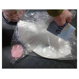 Pink Bow Party Hats Bows Birthday Supplies Coquette Bow Cone Hat Pink and White Happy Birthday Paper Hats with Elastic String for Kids Girls Adults Bday Baby Shower Decoration Favors 5.5 x 3.3