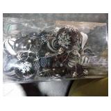 Candy Christmas Ornaments Set, Candy Cane Ornaments for Christmas Tree, Black Christmas Tree Decor