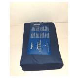 Bedsure King Size Sheets Set, Cooling Sheets for Hot Sleepers, Rayon Derived from Bamboo, Breathable & Soft, Deep Pocket Up to 16 Inches, Hotel Luxury Silky Bedding, Navy