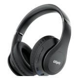 Uliptz Wireless Bluetooth Headphones, 65H Playtime, 6 EQ Sound Modes, HiFi Stereo Over Ear Headphones with Microphone, Foldable Lightweight Bluetooth 5.3 Headphone for Travel/Office/Cellphone/PC