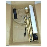 Lightdot 68IN LED Floor Lamp for Living Room, Modern Standing Tall Lamps with Crystal Lamp Head, Aquarium Night Light with Foot Switch, Mid Century Industrial Floor Lamp for Bedroom/Office-Gold