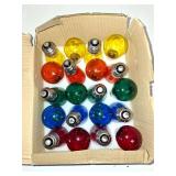 S14 Christmas Replacement Light Bulbs, 20 Pack Glass Edison Vintage Bulbs, 11 Watt, E26 Medium Base, Waterproof Commercial Christmas Bulb for Indoor Outdoor Home Patio Garden Decoration, Multicolor