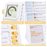 Visual Timer for Kids with Planning Board, ADHD Timer for Kids, Daily Chore Board-Checklist for Autism, Visual Schedule, Time Management, Silence Timer for Home School