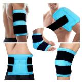 Comfytemp Ice Packs for Injuries Reusable Gel for Shoulder Back Knee Pain Relief, HSA Surgery Gift FSA Eligible, Arthritis with Instant Hot Cold Compress, Large Ice Pad, 2 Straps, 10.5\"x14.5\"