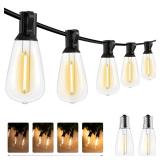 litogo 240FT Dimmable Patio Lights Waterproof, LED Outdoor String Lights with Shatterproof Edison Bulbs, Outside Hanging Light with Timer for Bistro Yard Tent Garden Camp