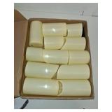 LEOSAN led Flameless Candles Outdoor Indoor Battery Operated Flickering Candles with Remote Timers, Won