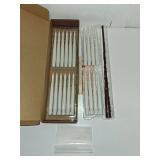 wxnlo Floating Candles with Wand, 20 Pcs Magic Hanging Flameless LED Candles, Battery Operated Flickering Lights with Wand Remote for Halloween Indoor Decor, Halloween Decorations Party Gift