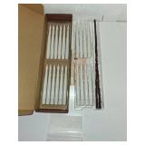 wxnlo Floating Candles with Wand, 20 Pcs Magic Hanging Flameless LED Candles, Battery Operated Flickering Lights with Wand Remote for Halloween Indoor Decor, Halloween Decorations Party Gift