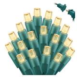 Brightown LED Christmas String Lights, 14 Feet 50LEDs Clear Mini Lights Plug in, Connectable Christmas Tree Lights for Indoor Outdoor Bedroom Wreath Garland Holiday Party Wedding Christmas Decoration