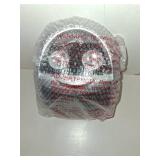 Kismile Small Electric Space Heater,Portable Ceramic Space Heater Fan for Office with Adjustable Thermostat and Overheat Protection ETL Listed for Kitchen, 750W/1500W(Silver)