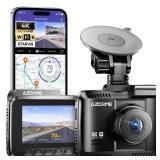 AZDOME GS63H 4K Dash Cam Built-in WiFi 6 GPS Car Dashboard Camera Recorder with STARVIS Night Vision, UHD 2160P, 150Â° Wide Angle, WDR, G-Sensor, Loop Recording, 24H Parking Mode