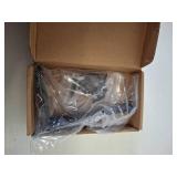 2pcs Furniture Anchors for Baby Proofing, Metal Baby Furniture Anchor Bracket Anti Tip Black Furniture Mounts Baby Proof L-shaped Furniture Wall Anchor for Large Furniture