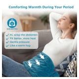 Comfytemp Weighted Heating Pad for Back & Period, FSA Eligible Electric Heat Pad, Valentines Day Birthday Gifts for Mom Dad Women Men, 2.2 lb HSA Approved Neck Shoulder Heated Pad, 2H Auto-Off, 12x24